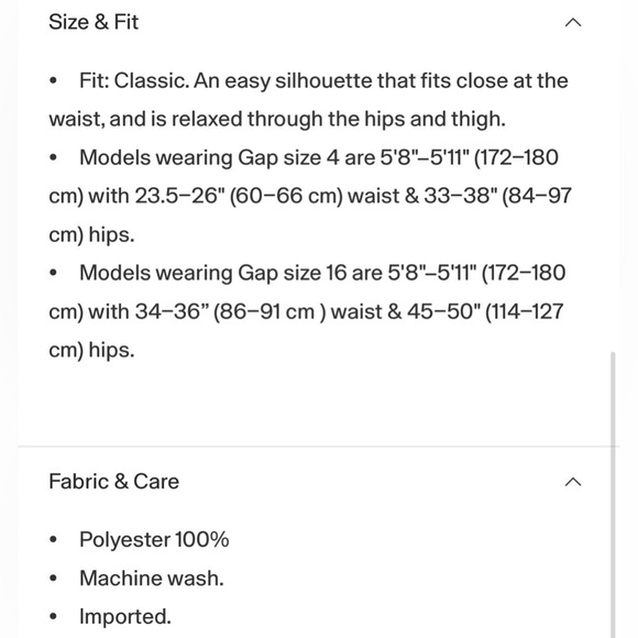 NWT Gap 365 High Rise Pleated Wide Leg Khaki Tan Trousers Size 12. - Picture 11 of 11